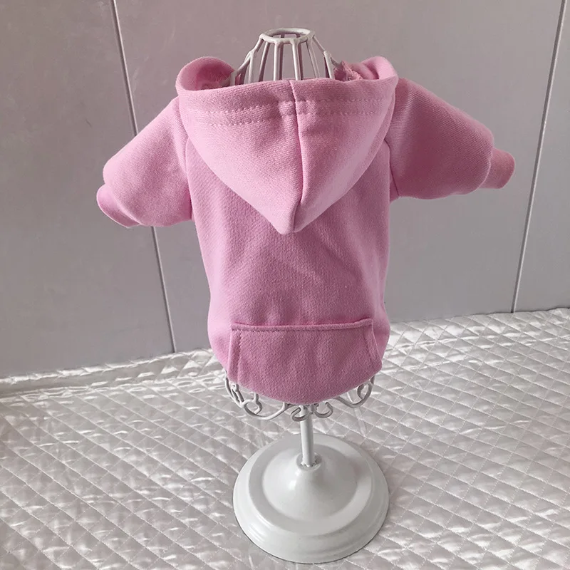 Pet Clothes Solid Cat Dog Hoodies Pet Clothes Small Dogs Pet Clothing Coat Jackets Sweatshirt Chihuahua Doggie Cotton Outfits
