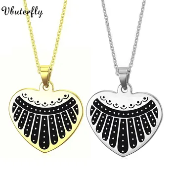 

Stainless Steel RUTH BADER GINSBERG Heart-shape Necklaces | Democrat Present | Election 2020| RBG Dissent Collar Necklace 50cm