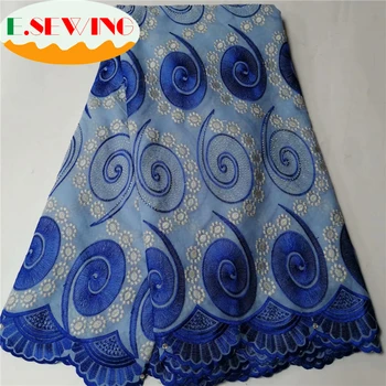 

African Cotton Swiss Voile Laces In Switzerland African Dry Cotton Lace Fabric Nigerian Man Voile Lace 5Yards 083031
