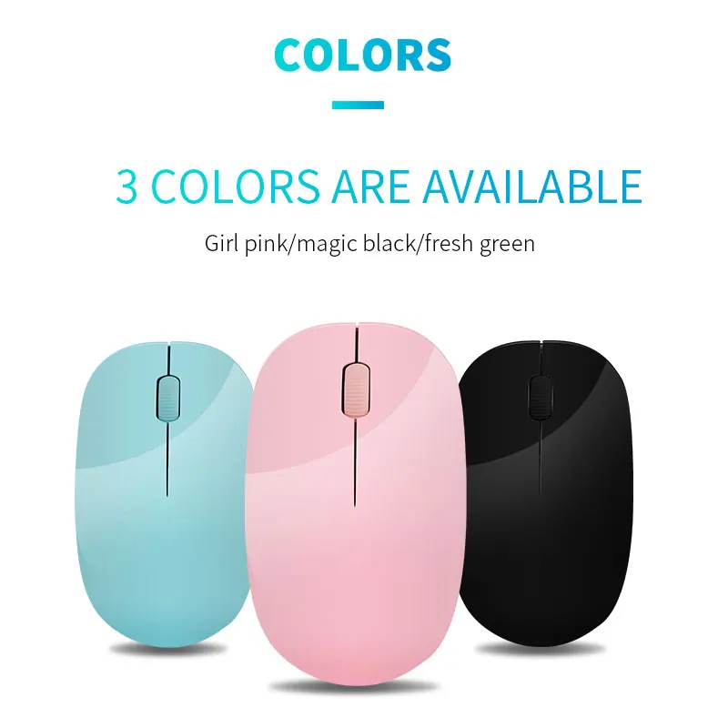 

Bts wireless mouse 2.4G USB receiver 10M working distance computer mouse Ergonomic optical gaming mouse for laptop desktap