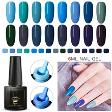 Mtssii Гель-лак для ногтей Синий лак для ногтей верхнее покрытие Гибридный лак для ногтей художественные аксессуары Лаки гель uv Vernis Гель-лак все для маникюра