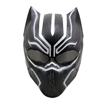 

Black Panther Masks Airsoft Paintball Army Military Wargame Tactical Full Face Mesh Mask Cosplay Costume Halloween Party