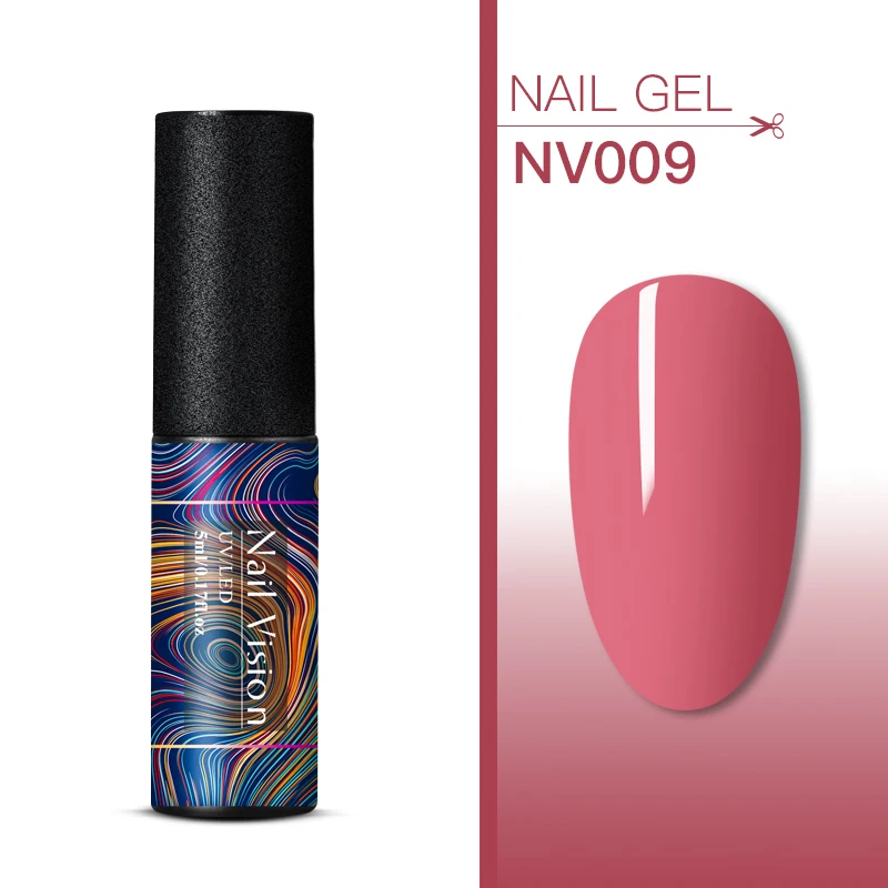Nail Vision, 176 цветов, чистый цвет, набор гель-лаков, UV Vernis, полуперманентный, впитывающий, 5 мл, Гель-лак для ногтей, маникюра - Цвет: S06604