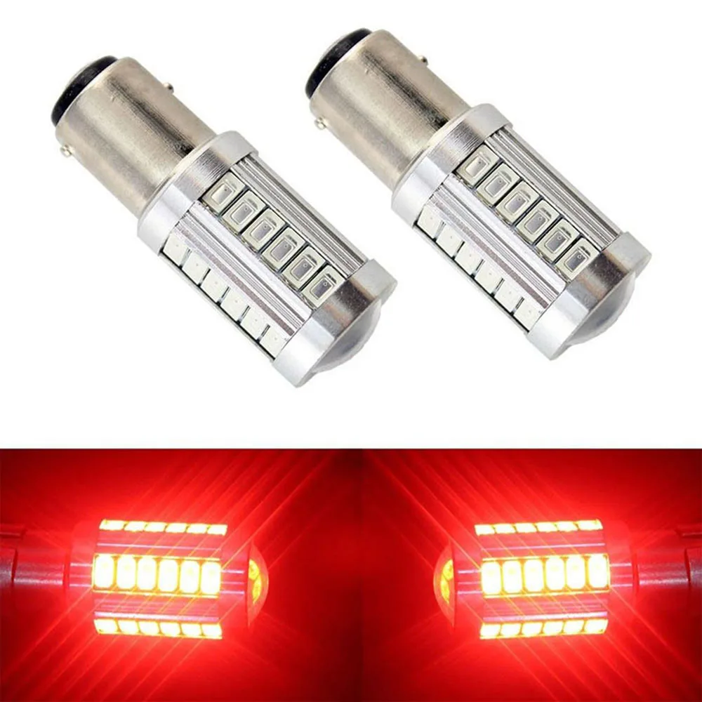 Автомобильная светодиодная лампа 1157 BAY15D P21/5W BAZ15D P21/4W BAW15D PR21/5W 5630 33SMD 12V стоп