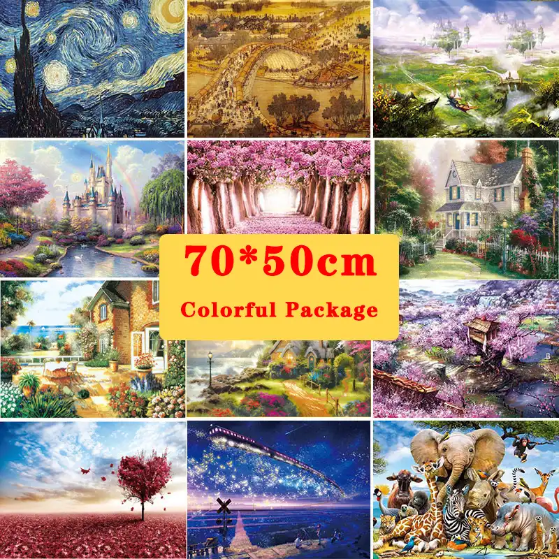 rompecabezas de paisajes para niños