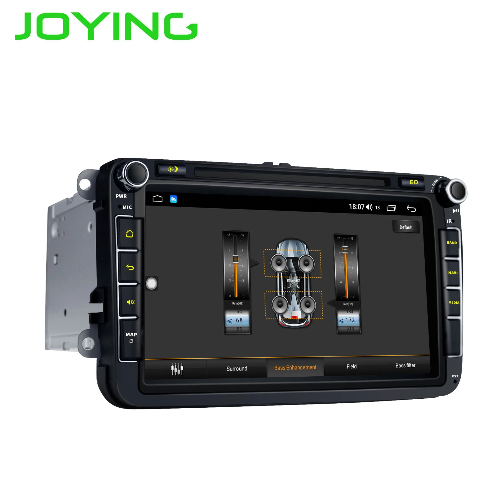 Clearance 8"Android 8.1 Car Radio Stereo Head Unit For VW Skoda Rapid Passat Polo Golf GPS Multimedia DVD Player Built in DSP Mirror Link 1