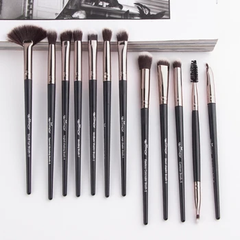 

Anmor 12PCS/lot Makeup Brushes Professional Eyeshadow Eyebrow Make Up Brush Beauty Set Foundation Blending Cosmetic Kit