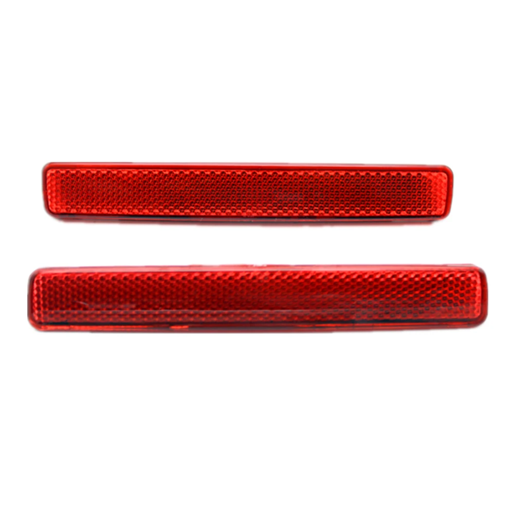 2Pcs Left & Right For VW Multivan T5 2003-2009 Red Rear Bumper Reflector Tail Light Bars Brake Parking Warning