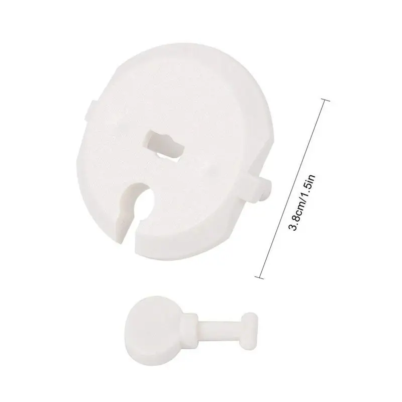 30 Pcs(25 Caches+ 5 Keys) Caches Sockets For Child Safety Current With Caches Sockets With Rotating Mechanism