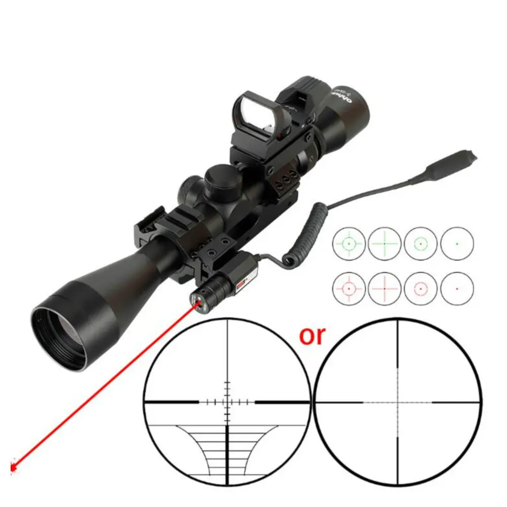 Ohhunt 3 9X40 охотничье искусство красный лазер с дистанционным переключателем
