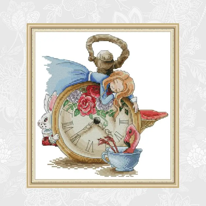 

Sleeping Girl Embroidery Needlework Set, Handmade Crafts Home Decor, Counted Print On Canvas 14CT 11CT Cross Stitch kits