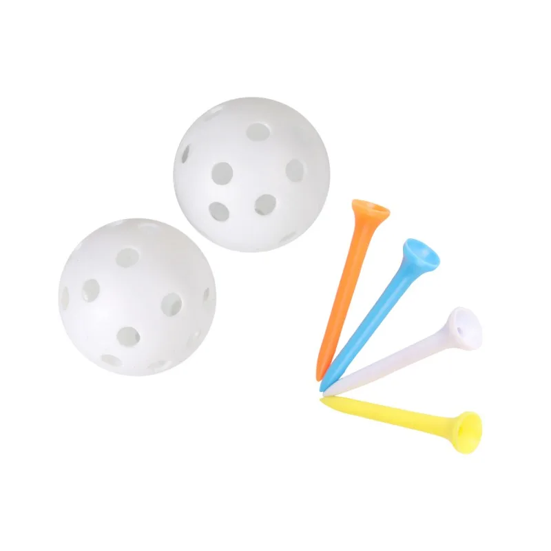 Мини-гольф маленький карман+ 2 мяча+ четыре мяча тройник маленькая сумка-мяч для гольфа карман для гольфа тройник держатель неопреновая сумка для мячей для гольфа