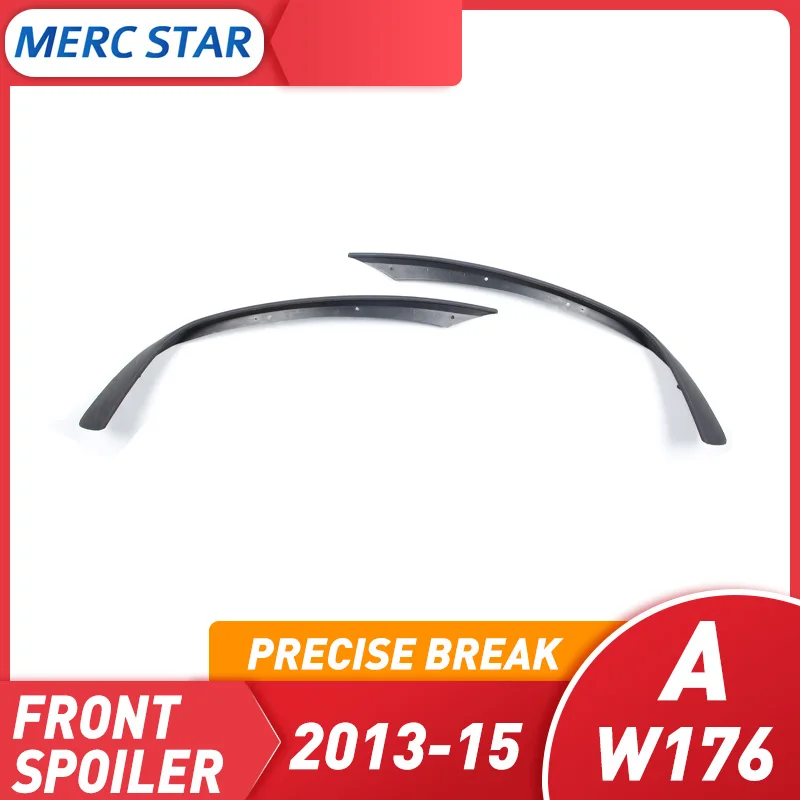 Front Bumper Separator for Front Spoilers Class A W176 A180 A200 A250 A45 Lip front bumper spoiler 2013-15 car exterior accessories