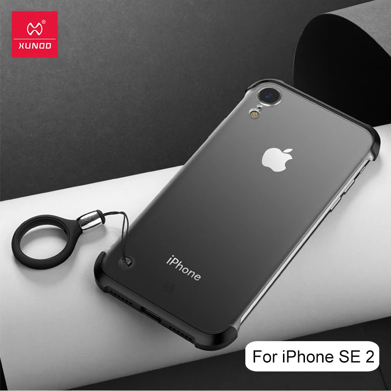 Противоударный чехол для iPhone SE2 2020 Прозрачный бампер подушка безопасности