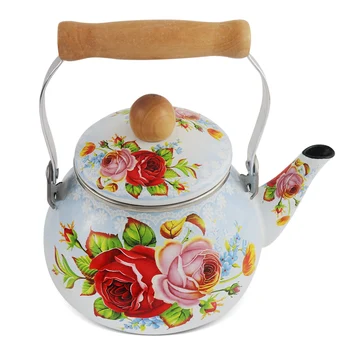 

1.5L Enamel kettle wineware coffee pot induction cooker household kitchen multifunctional cold kettle tea milk heating pot