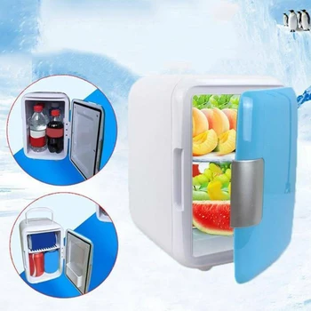 

4L Car Refrigerator Automoble Mini fridge Refrigerators Freezer Cooling Box frigobar Food Fruit Storage for home & car use