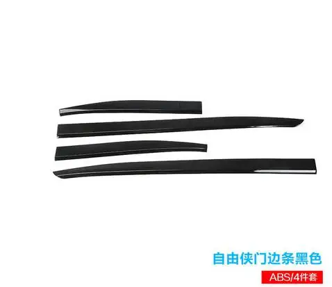 Auto Car ABS body side moldings side door decoration Fit For Jeep Renegade - Цвет: 2