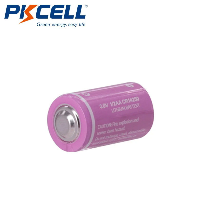 5PCS PKCELL CR12450 3V lithium battery 600mah 1/2 AA 14250 For Gifts Camera Flashlight Toys Digital batteries | Электроника