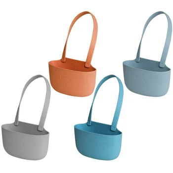 

4pcs Kitchen Sink Storage Baskets Drain Rack Hanging Organizer Holder for Gadget Brush Sponge (Single, Mixed Colors)