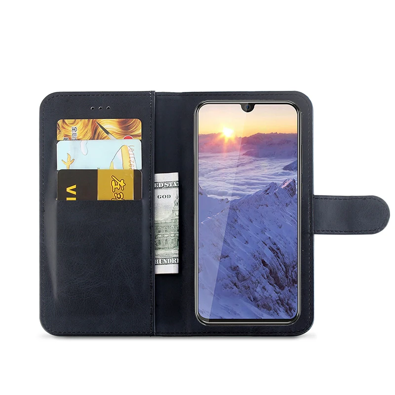 Кожаный флип чехол Alesser для Cubot J7 X20 R15 Pro с карманом карт защитный телефона X19 S