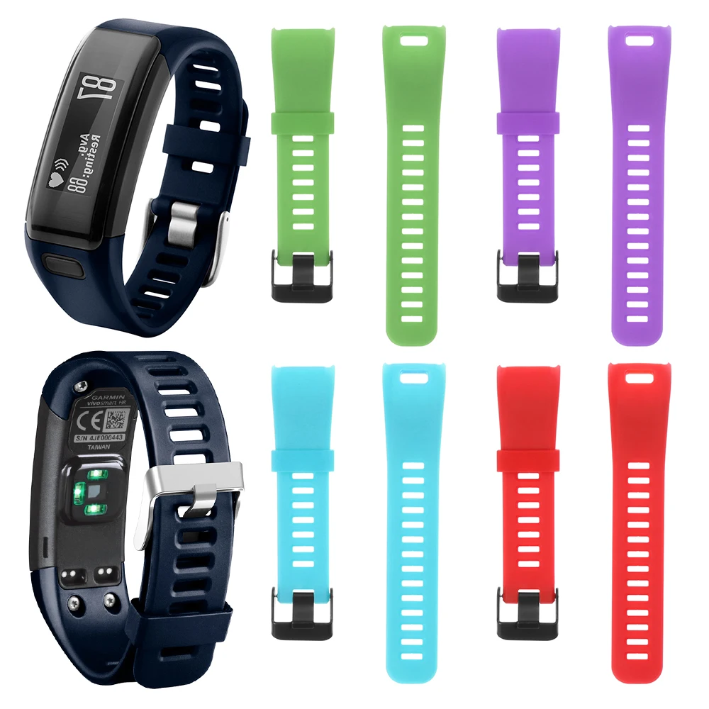 Для Garmin Vivosmart HR Band Силиконовый спортивный смарт-ремешок для Garmin Vivo Smart HR смарт-Браслет фитнес-трекер