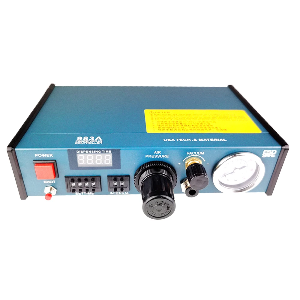 soldering stations Digital display Auto Glue Dispenser Solder Paste Liquid Controller Fluid Dropper YDL-983A 983A Professional Precise gas welding equipment