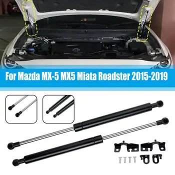 

Auto Front Bonnet Hood Gas Struts Shock Struts Damper Lift Supports For Mazda MX-5 MX5 Miata Roadster 2015-2019