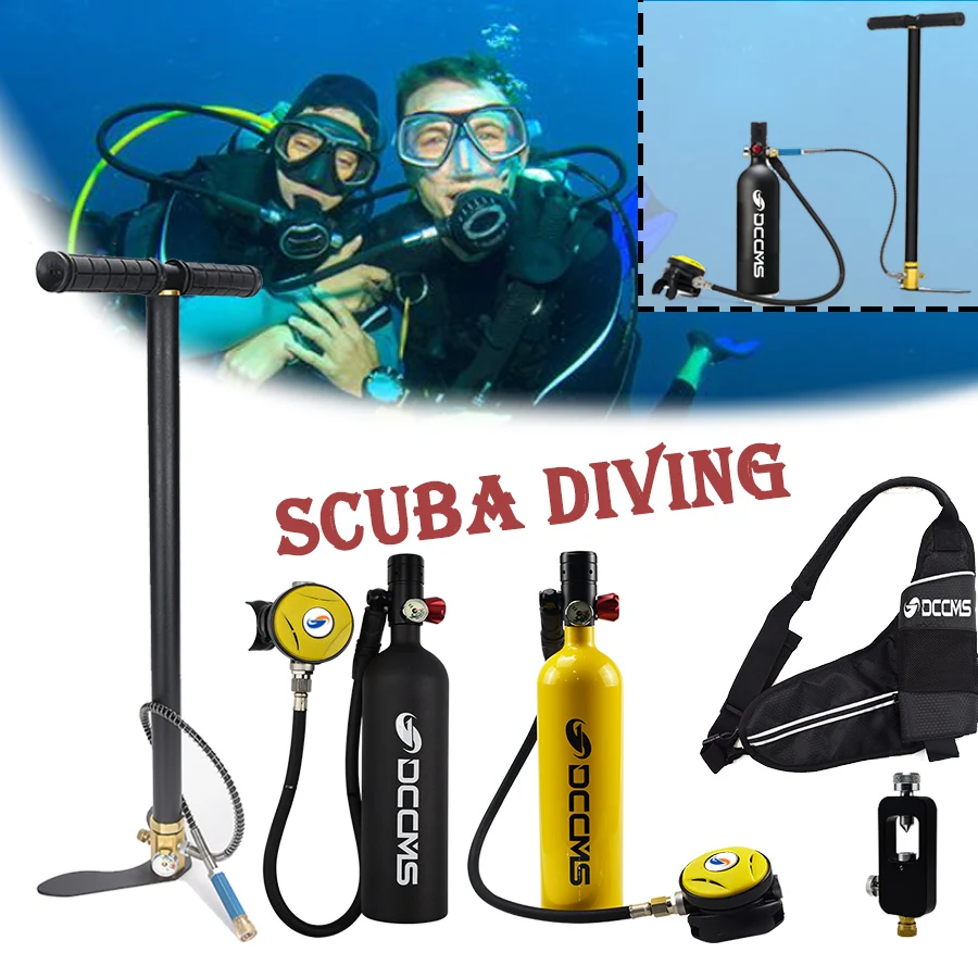 Buen valor Equipo de Buceo DCCMSDS-1000, tanque de oxígeno de 1000ml de capacidad, rellenable GmJ1Wa5yl