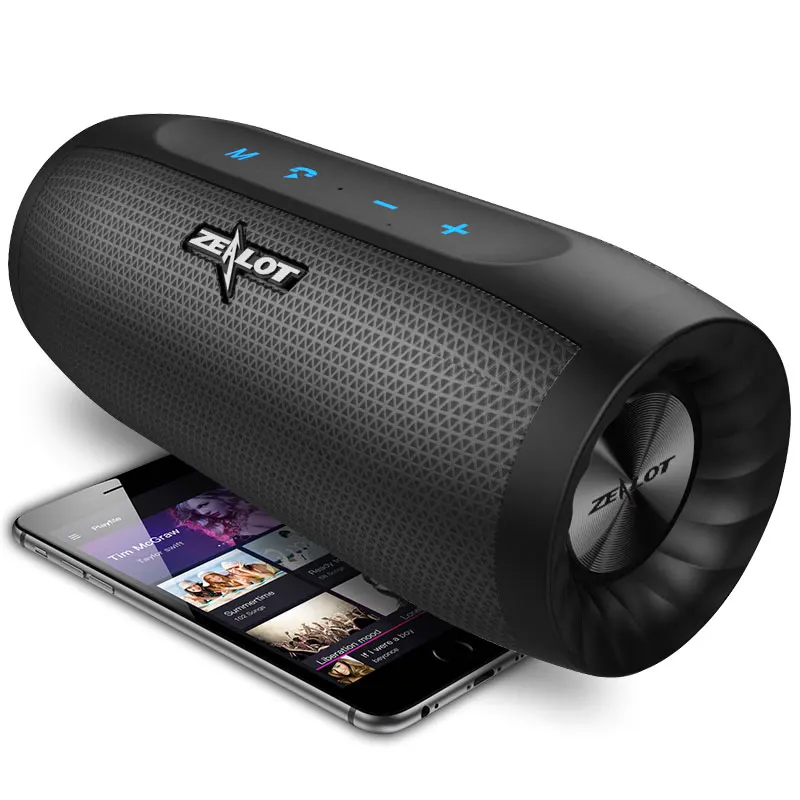 zealot S16 Portable Bluetooth Speaker Outdoor 10W TWS Connection High Quality Sound IPX5 Waterproof 20 hours playtime Mi | Электроника
