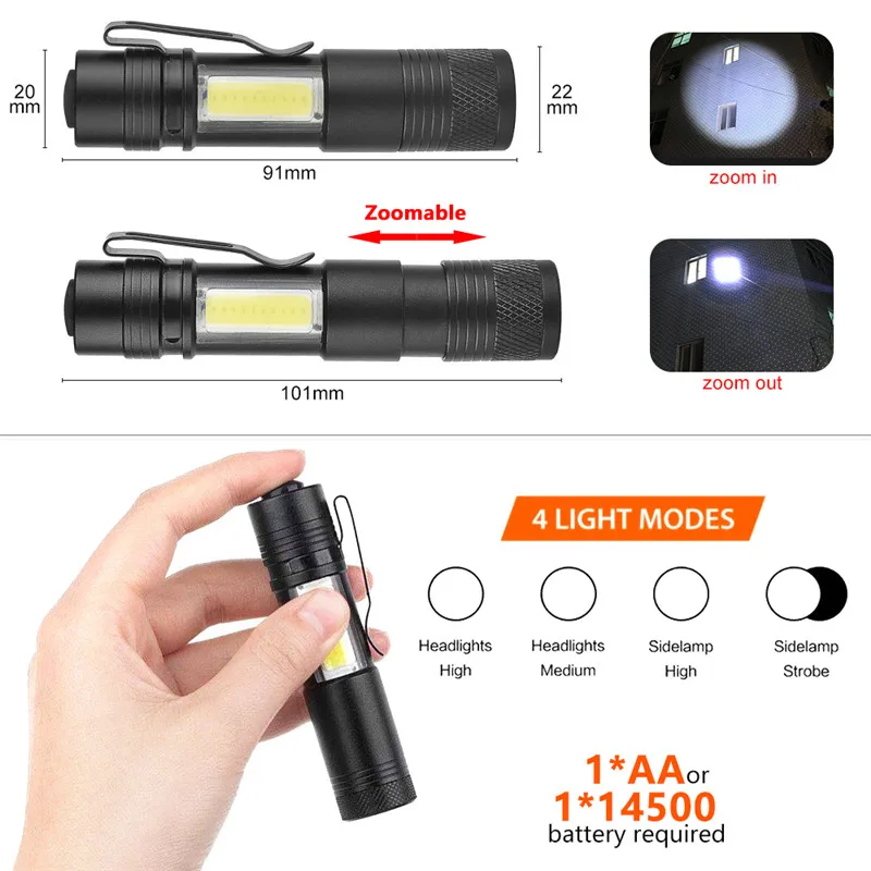 3800LM-XML-Q5-COB-LED-Flashlight-Portable-Super-Bright-Adjustable-torch-Use-AA-14500-Battery-Waterproof (1)