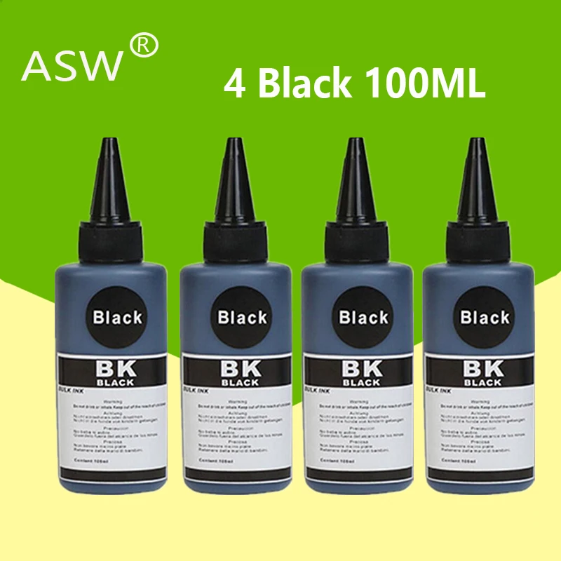 Чернила ASW X4 для принтера Epson Canon HP Brother Lexmark Dell 100 мл | Компьютеры и офис