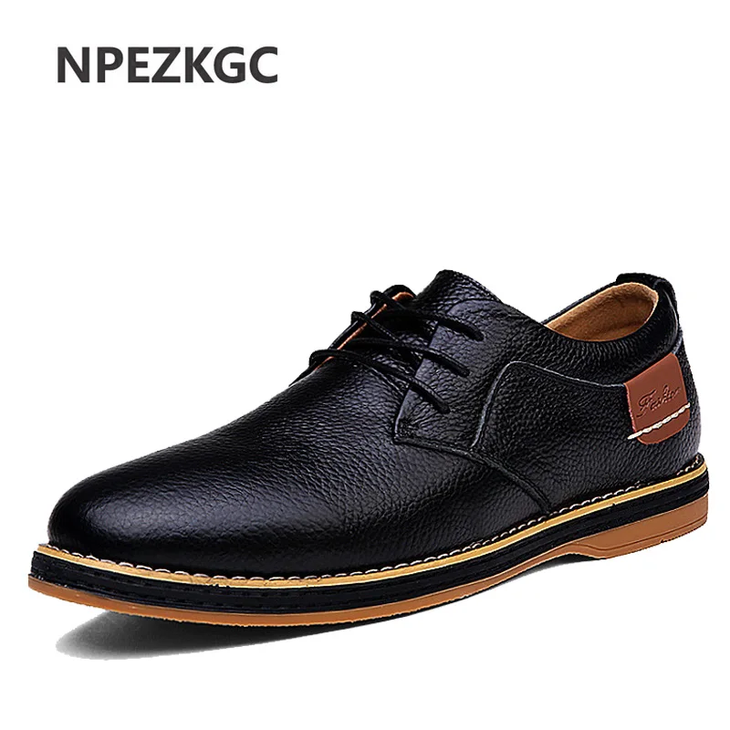 

Leather Men Shoes Oxford Casual Shoes Classic Sneakers Comfortable Footwear Dress Shoes Flats Zapatillas Hombre