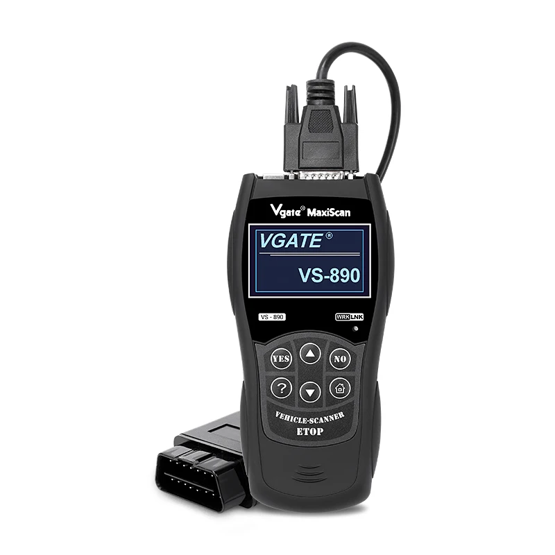 

VS890 Auto Scanner Vgate VS890 OBD2 CAN-BUS Fault Car Code Reader Diagnostic tool VS 890 Multi-Languages Better ELM327 AD310