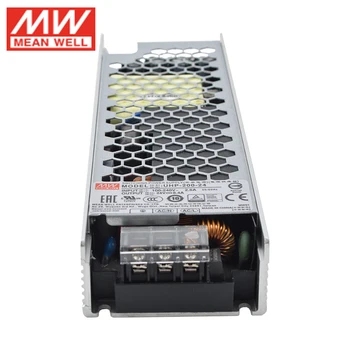 

MEAN WELL UHP-200 200W Slim Type Switching Power Supply 110V/220V AC to 3.3V 5V 12V 24V 36V 48V DC Meanwell PFC Transformer