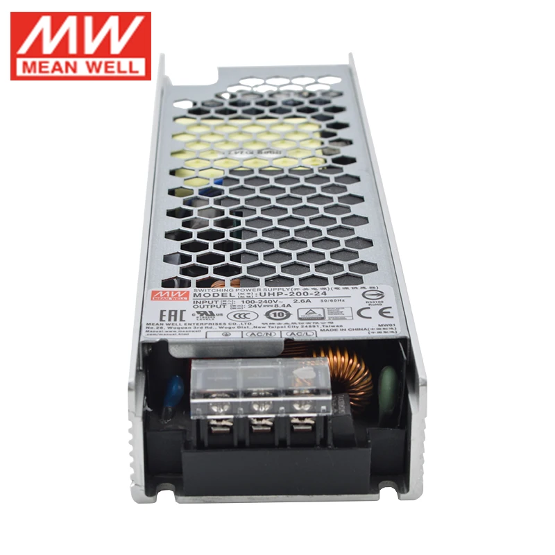 MEAN WELL UHP 200 24 Вт в импульсный источник питания 110 В/220 В переменного тока
