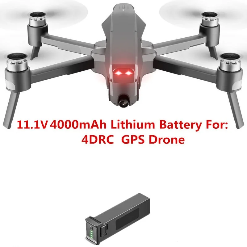

11.1V 4000mAh Original battery 4K camera Propeller maple leaf for 4DRC Drone rc quadcopter Accessories 4DRC GPS Drone Spare Part
