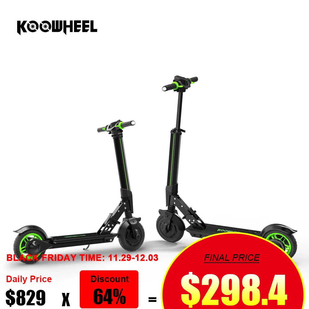 Koowheel E1 электрический самокат для взрослых складной Лонгборд 6000 мАч литиевая