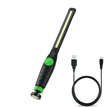 

COB LED Work Light USB Charging Rechargeable Magnetic Base 360-Degree Adjustable Inspection Lamp Cordless Worklight Tool