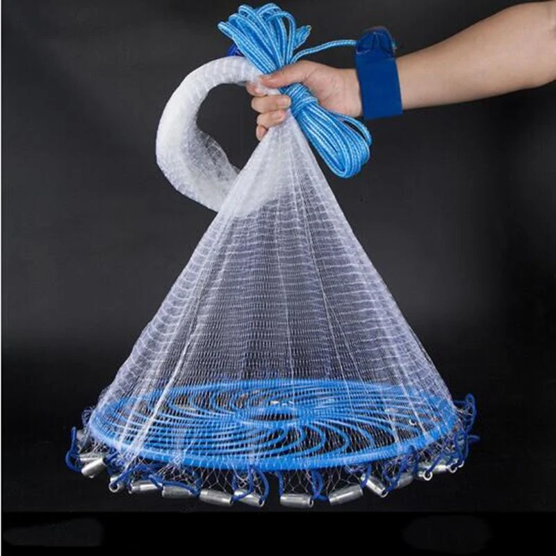 High Strength Line Cast Net Fishing Net With Disc Small Mesh American