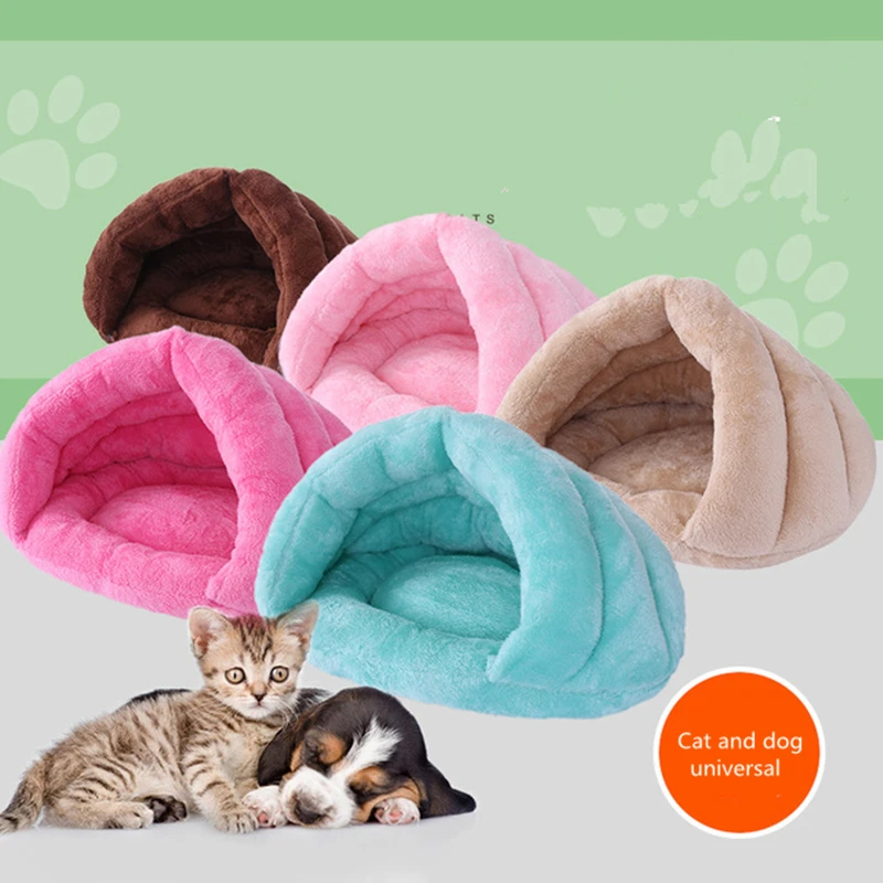 Собачья кошка пещера Igloo клетки кровать корзина дом Котенок Мягкая Уютная домашняя Подушка Питомник клетки маленькая собака кровать аксессуары для домашних животных
