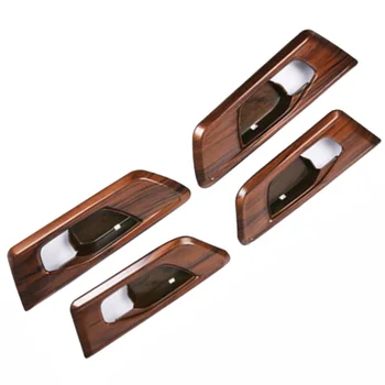 

Grain Interior Door Bowl Panel Cover set Indoor For Honda CRV 17-18 Peach Wood Stylish