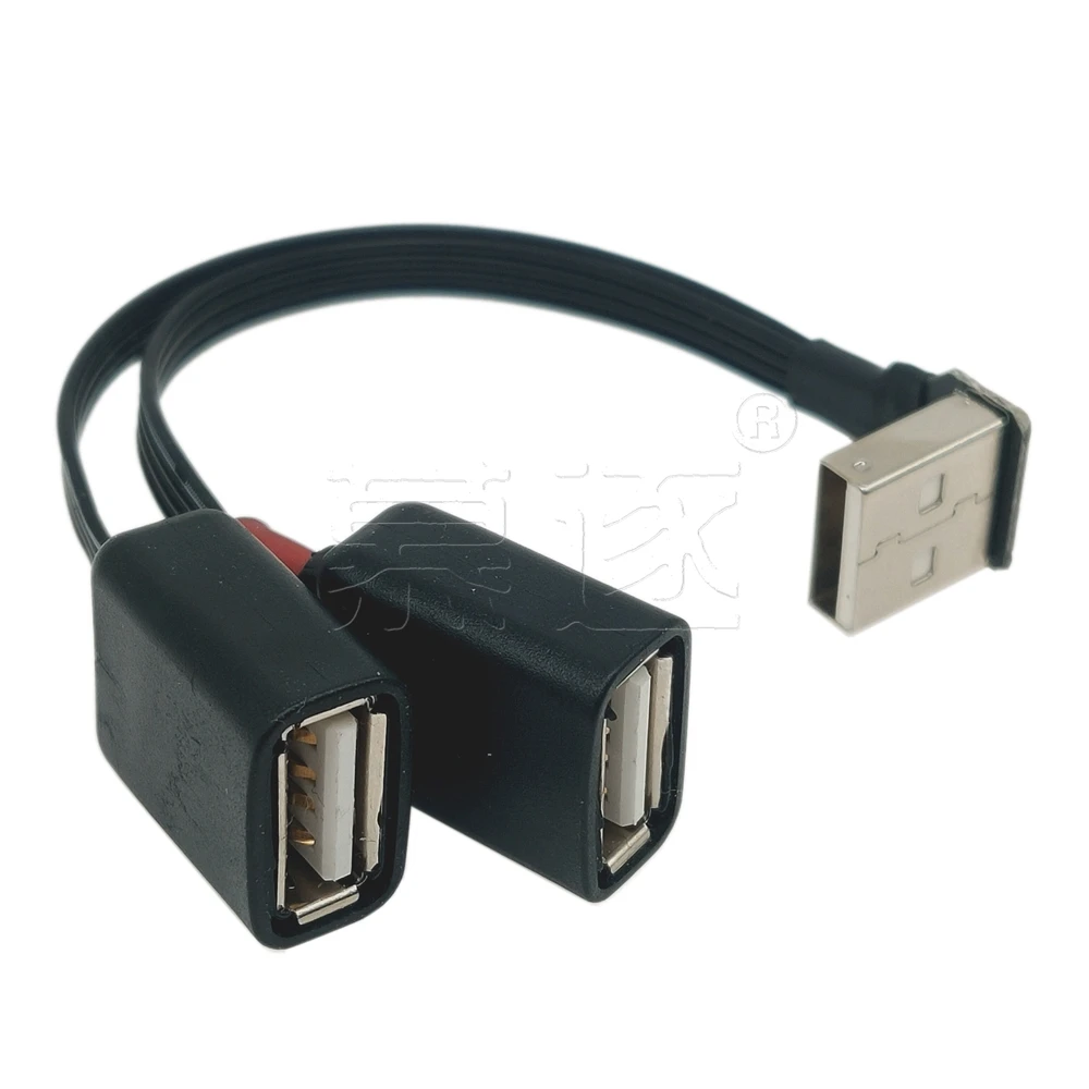 USB 2.0 A Male to Dual USB Female Y-Splitter Hub with Charging Power - Data and Power Extension Cable Description Image.This Product Can Be Found With The Tag Names Dual usb female power cable, Splitter 2 male female 1 usb 20, Usb splitter cable male 2 female adapter