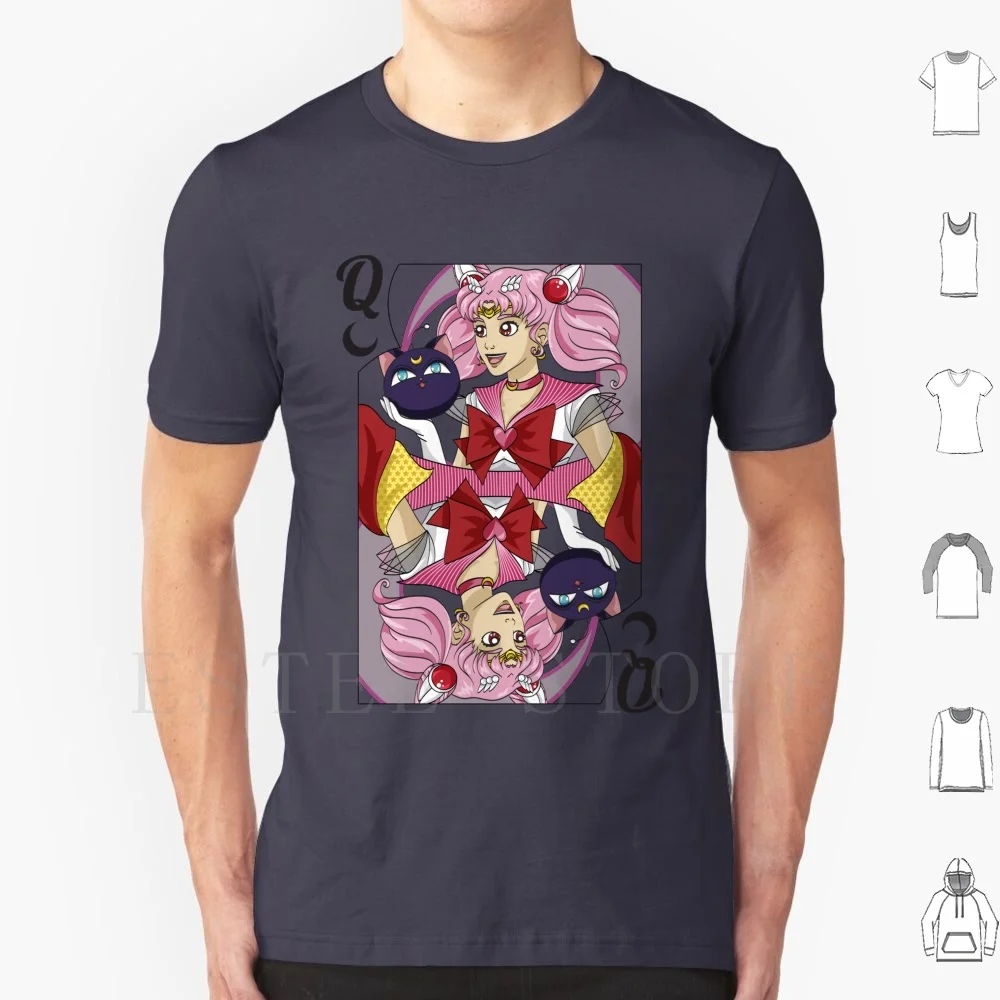 Moon Prism-Sailor Chibi Moon T Shirt Cotton Men Diy Print Sailor Sailor Scout Sailor Senshi Manga Anime Chibiusa Chibi Moon