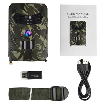 

Trail 120 Degree Scouting Wildlife Waterproof Infrared HD Forest Photo Hunting Camera LEDs Plastic Camouflage Night Vision Trap