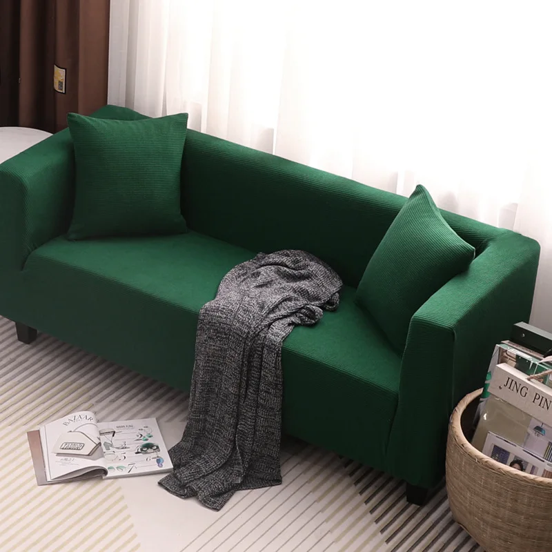 

330g Knit Simple Solid Color Meav Article Thick All Edges Included Sofa Cover Large Amount