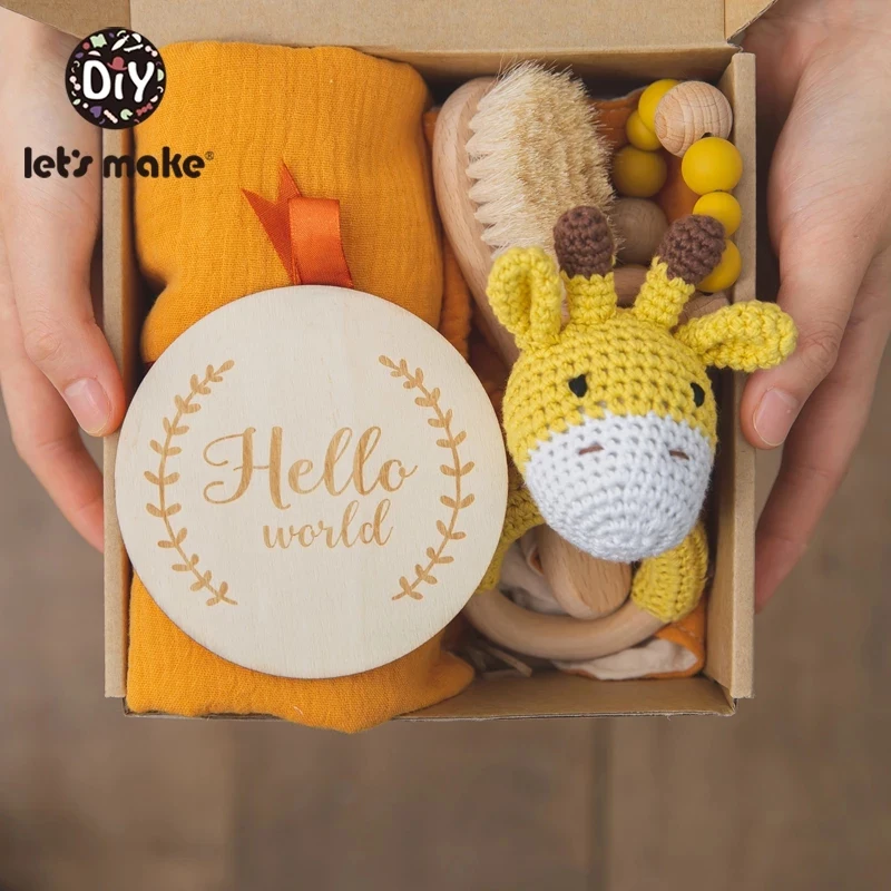 Детский набор игрушек для ванны Let's Make двухстороннее Хлопковое одеяло