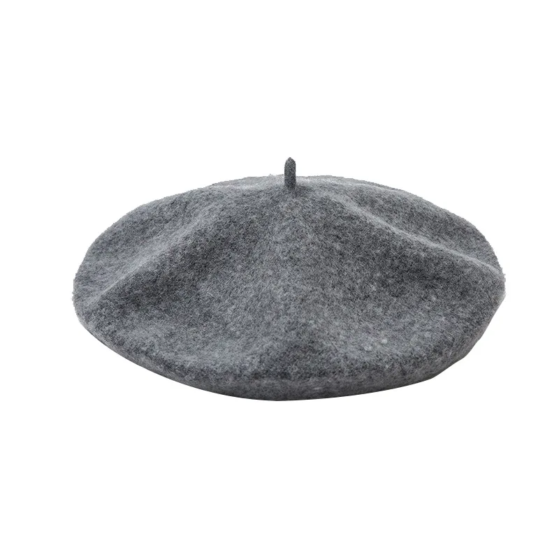 New Girls Fashion Colorful Berets Hat Caps Winter Warm Walking-Hat Artist Beanie Hat Free Dropshipping