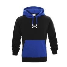 Лоскутные толстовки, Мужская утолщенная одежда, зимние толстовки, мужские пуловеры в стиле хип-хоп, толстовки, уличная однотонная флисовая цветная толстовка с капюшоном