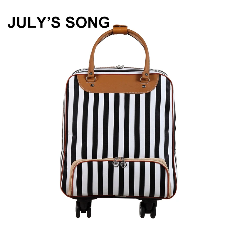 Сумка для багажа JULY'S SONG с колесами переносной вместительный чехол костюма