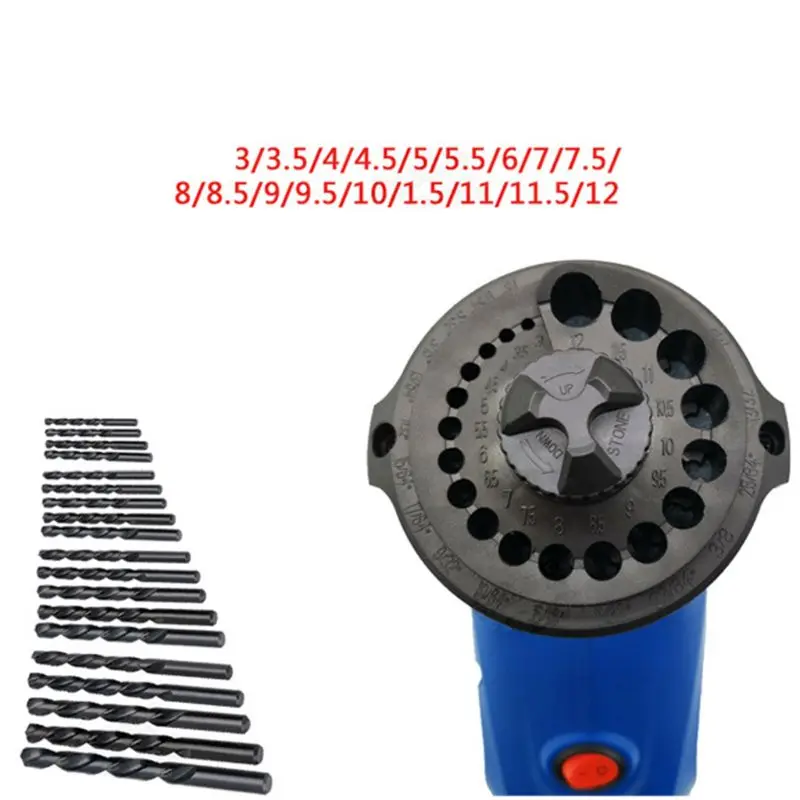 

Electric Drill Bit Sharpener EU Plug High Speed Grinder Machine Twist 1350rpm